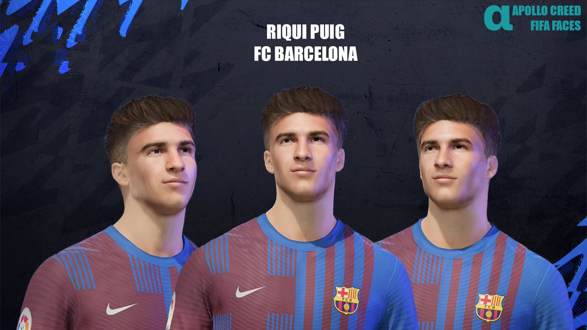 apollofifafaces's tweet photo. ✴Riqui Puig !!!💥💥💥
✴FC Barcelona
⚠️🎮FREE MOD🎯♥️
DOWNLOAD LINK: https://t.co/CFhqualA1U
#Puig #Riqui #Riquipuig @FCBarcelona_es #Xavineta #FIFA22 #EASports #Blender3d #FIFAEditor https://t.co/wztEVWXqu4