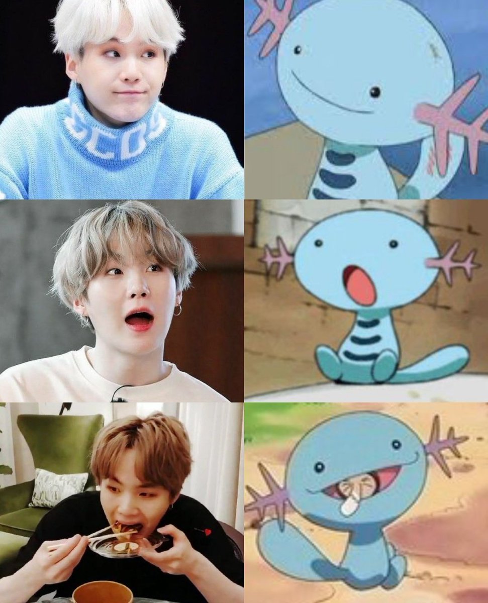 _honsooool_'s tweet photo. Yoongi as Wooper 
#CatchUsAll #CatchUsAllxBTS https://t.co/mVArN3LuuJ