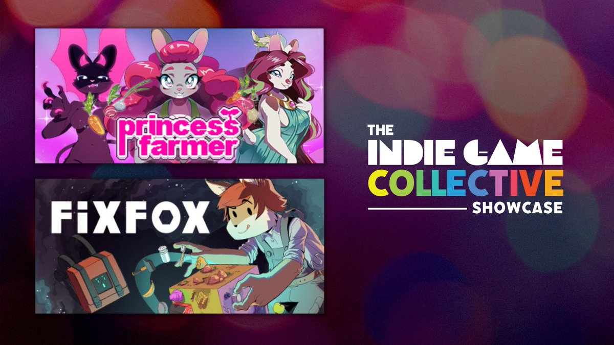 Two wonderful games released today and we'll have the pleasure of showcasing them for you over the coming days/weeks. Congrats to FixFox and Princess Farmer on your releases! #IndieGame 🎉🎉🎉