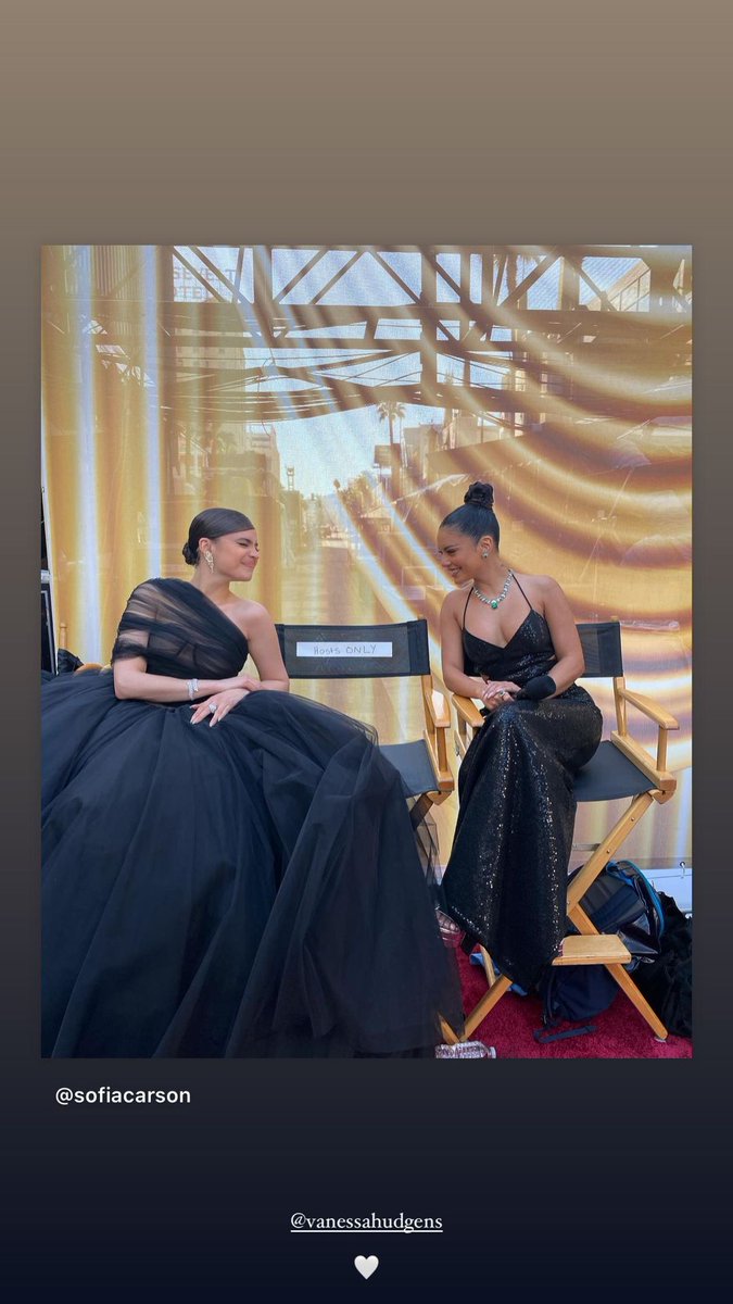 . <a href="/SofiaCarson/">Sofia Carson</a> via Instagram #Oscars
