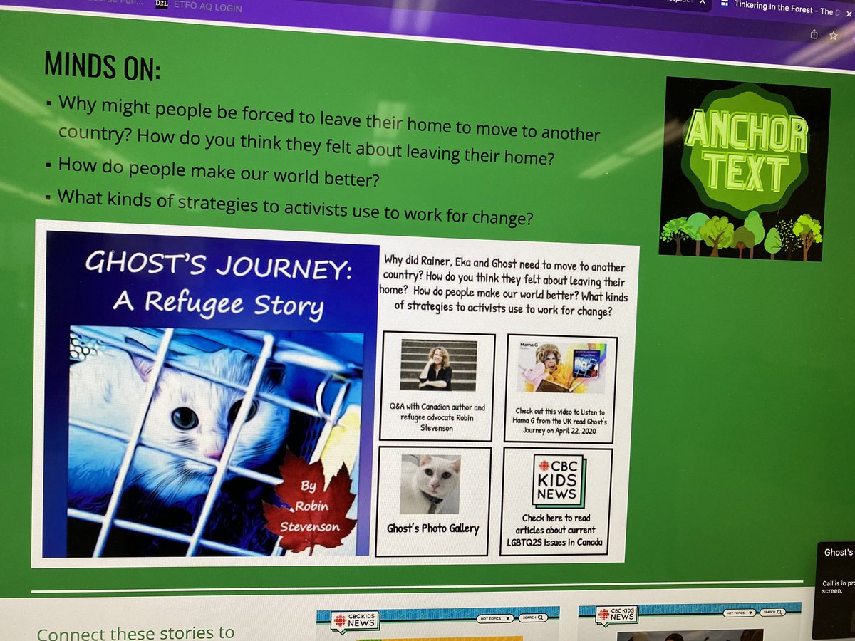 LarkspurLibLC's tweet image. Today’s #LiveFromTheLibrary story!! Thanks to @Gr2Tweeters for sharing this resource. @PDSB_Libraries