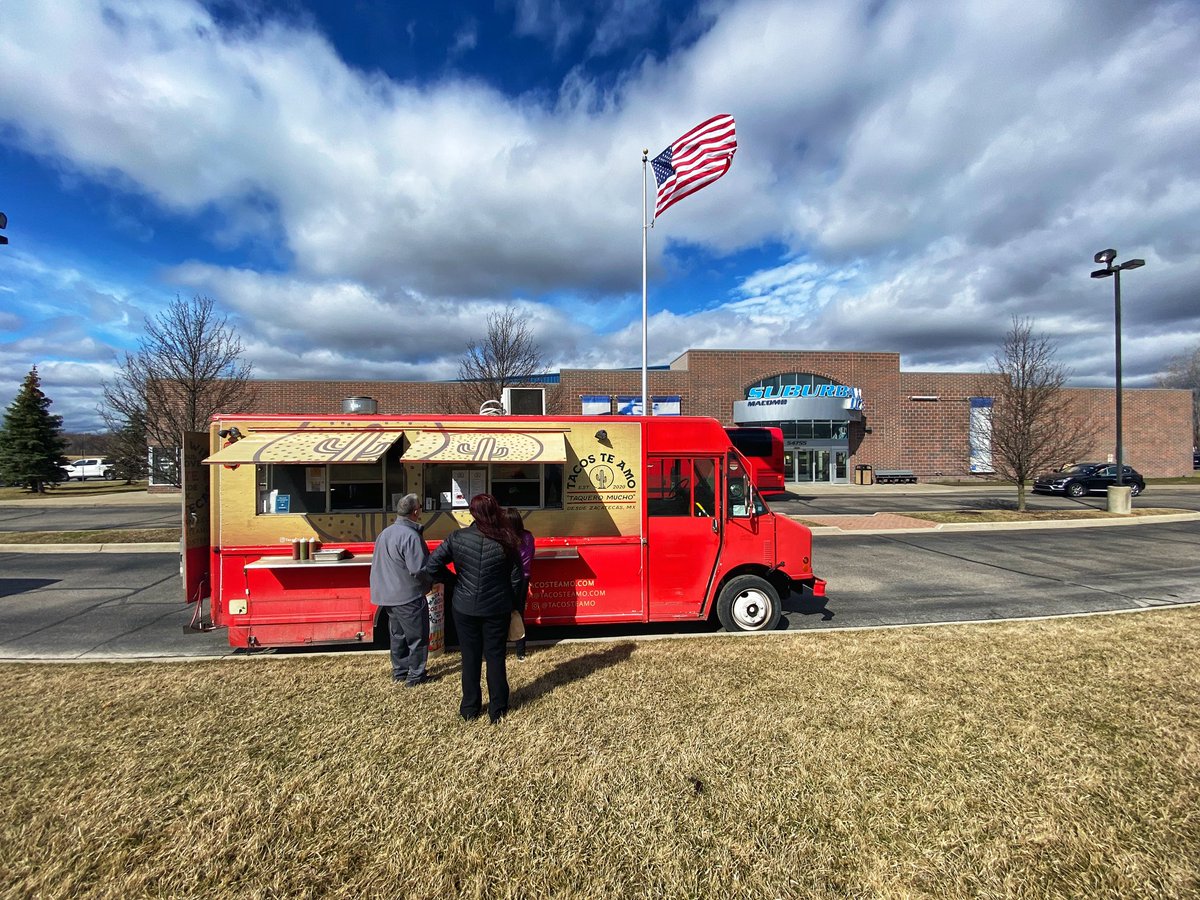 SuburbanIceMac's tweet photo. We are excited to have Tacos Te Amo out at Suburban Ice Macomb until around 1 p.m. today. We hope to see you there! https://t.co/j4WZdu925j