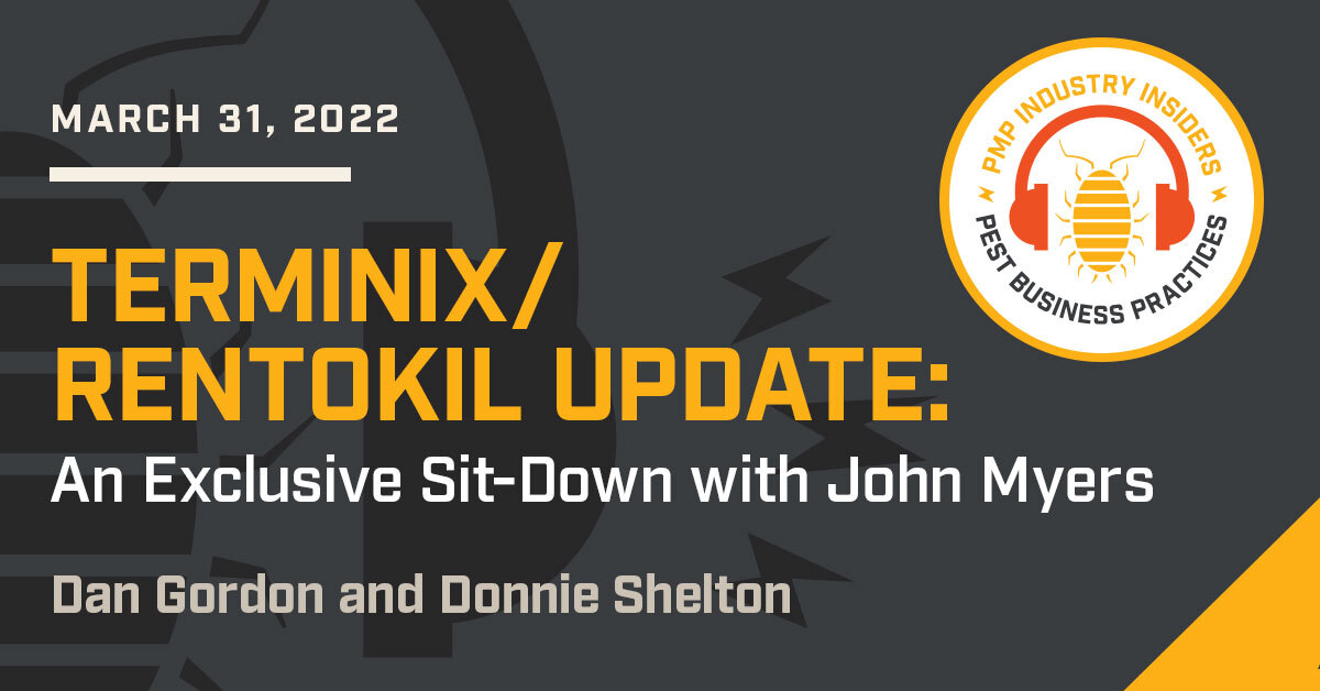 Coalmarch's tweet photo. With the deal of the century expected to close in Q3, Rentokil's President &amp; CEO, John Myers, sits down with Dan and Donnie to discuss some background details and what the future holds for the company in terms of integration, franchising, branding and more.https://t.co/XeItYeiNrG https://t.co/FrssVxJa02