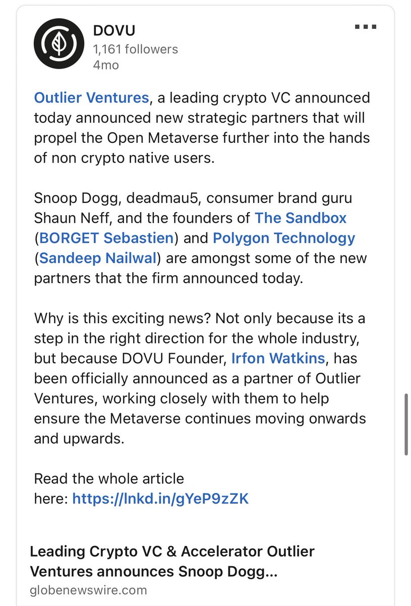 ParabolicHBAR's tweet photo. $DOV accelerators
@HBAR_foundation first ever grant for HTS integration &amp; audit trails
@hedera carbon flagship application for the network
@KlimaDAO @oceanprotocol carbon
marketcap API
@OVioHQ partnership w/ $DOV founder @irfonwatkins 

https://t.co/kEkKIKJGi3 https://t.co/KOvZ7kVAVd