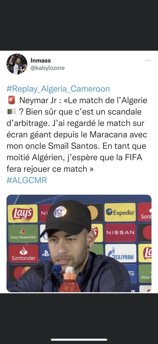 Même si c’est souhaitable à 24h du tirage cela me parait impossible……#Replay_Algeria_Cameroon #Cameroon #Algeria #CDM2022