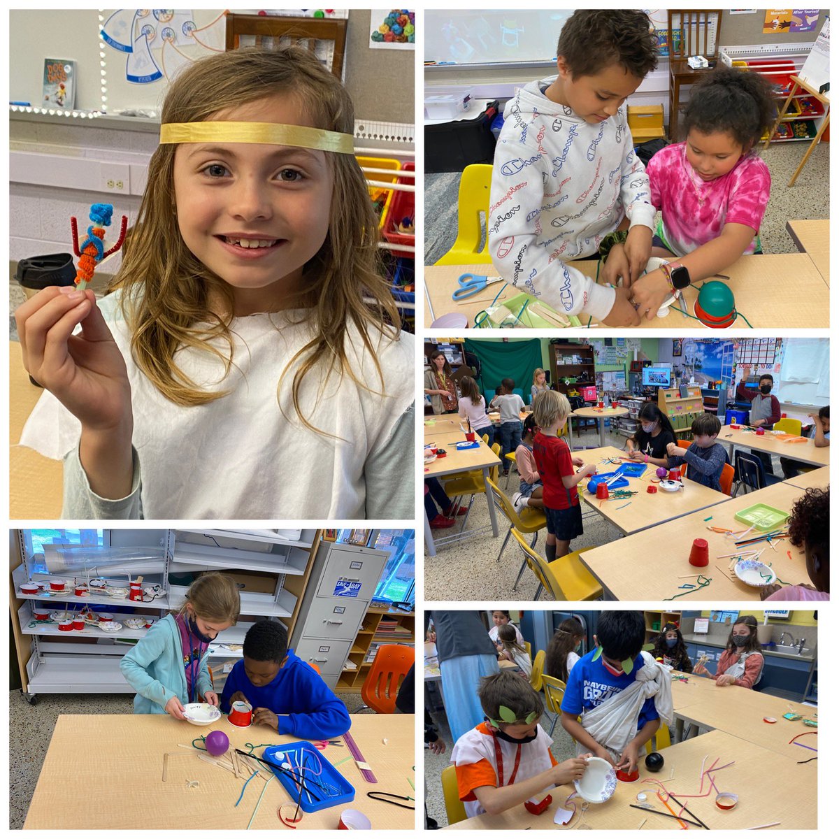 CoachReid3's tweet photo. Friends, Romans, 3rd grade @MES_Mallards! Let’s design, build, then race our own @SpheroEdu chariots! (be sure to peep all the pics/videos below! 🤩🏟🏛) @HCPS_Innovates #ESinnovate @adstraus @MaybeuryPTA @EKirkSTEM #collaborate https://t.co/EIUncfyM7G