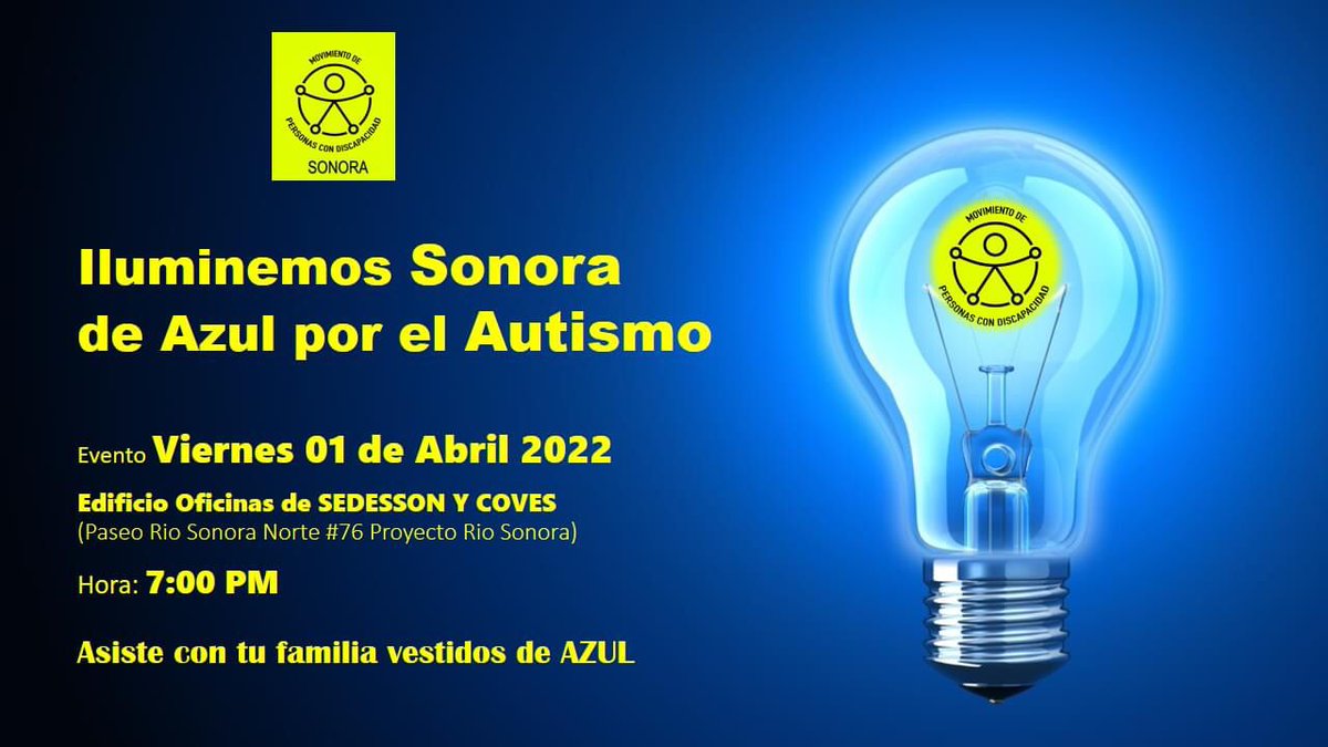 TeresitaLemcam's tweet photo. Iluminemos de azul Sonora!
@PcdSonora 
Agradeciendo @SEDESSON Secretaria @wzuloag por siempre abrirnos las puertas en nuestra lucha de orgullo y dignidad.
#Inclusión para familias que vivimos el autismo y la discapacidad.
@AlfonsoDurazo @gobiernosonora @CongresoSonora @cedhsonora https://t.co/Dl6YJimuo4
