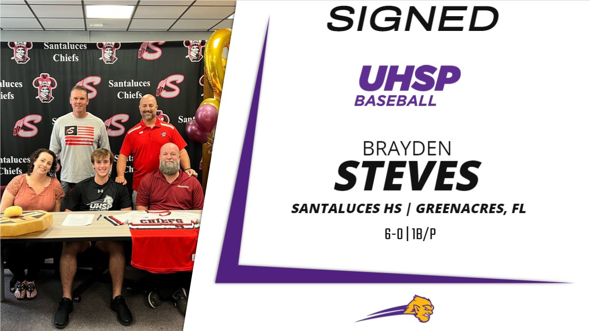 UHSPEutectics's tweet photo. UHSP Baseball signs Brayden Steves of Greenacres, Fla., for 2022-23! #EutsBaseball #UHSPAthletics #WelcomeToUHSP @UHSPBaseball @brayden_s48
https://t.co/kEc5WdZgQC https://t.co/rQs2G5gPhp