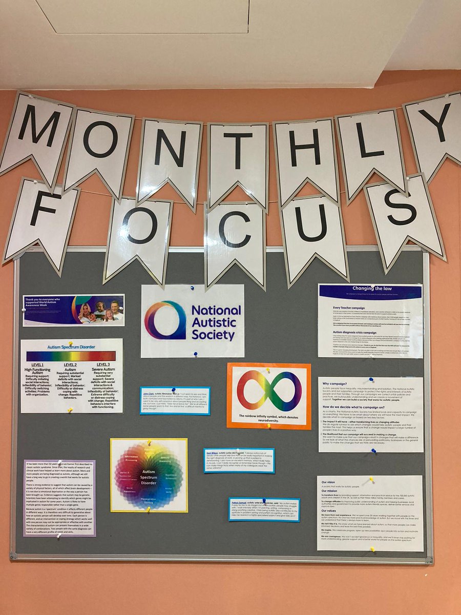 I know we're a day early, but April is autism awareness month! 🌈 

@BunburyHouse #monthlyfocus