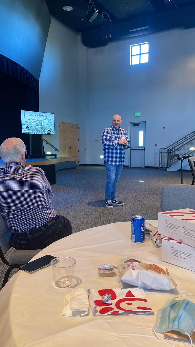 SurgeNetwork's tweet photo. “We are far better at articulation our doctrine of the Trinity than we are at embodying it.” - @pastoraarond at the East Valley Gathering https://t.co/NsqGjxxrvK