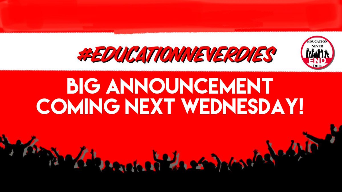 Hey #EducationNeverDies crew! We have some big news to announce! The team has been doing a lot of reflection and planning, and we cannot wait to share the big news. Thank you for being part of the END crew! @TigerMolly11 @dcpsmoss @mmurphyBES @TonyTweetola