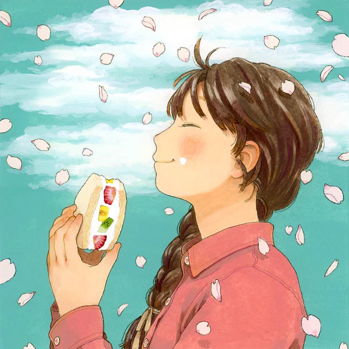 春ですね〜 前に描いた春の絵を載せておきます 