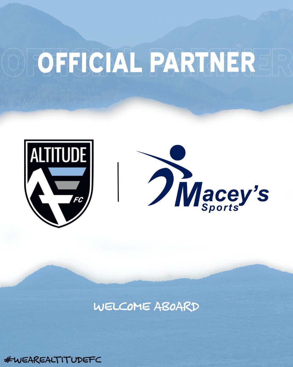 AltitudeFC_ca's tweet photo. We're proud to announce our official partnership with @SportsMaceys as our exclusive fan wear merchandiser. Macey's Sports will be selling Altitude FC fan wear on their website store, in-store and at home games. Altitude FC scarves available now: https://t.co/ZldQ47RQ3c https://t.co/eh1P80q8tz