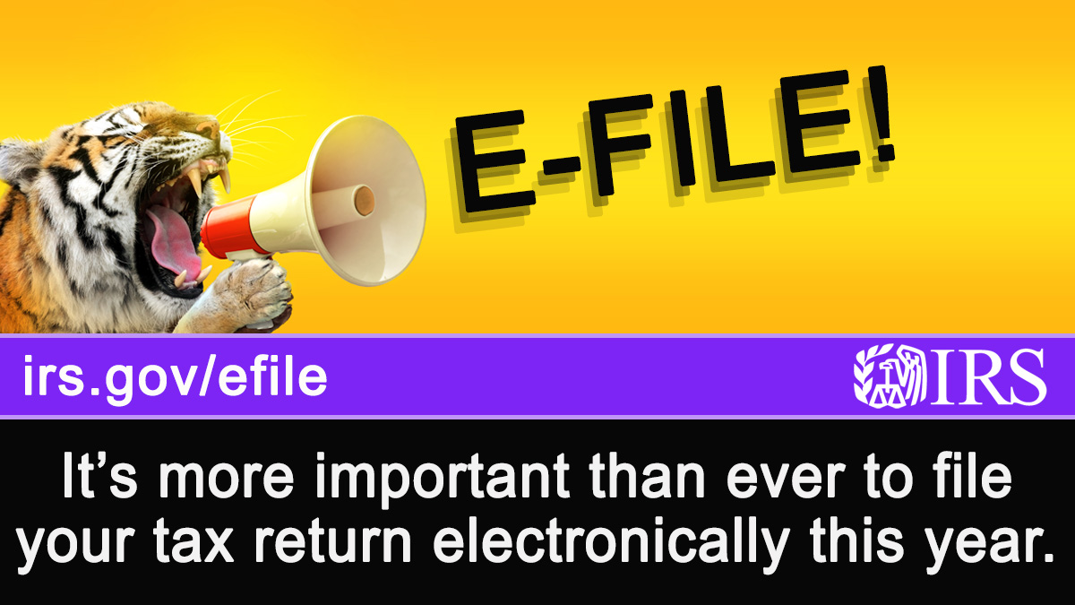 IRSnews's tweet photo. #IRS urges you to file your #tax return electronically with direct deposit in 2022. https://t.co/MyEyXuAj57 https://t.co/fM9ZXtG0nh