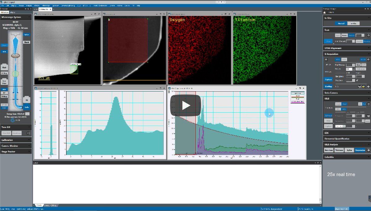 GatanMicroscopy's tweet photo. In this short demonstration, we show how to use the GIF Continuum K3 system, to set up and acquire DualEELS spectrum imaging data with the Stela camera. https://t.co/UiguEgq9nH
#EELS #microscopy #DECTRISInside #Stela https://t.co/9RHd7pypfN