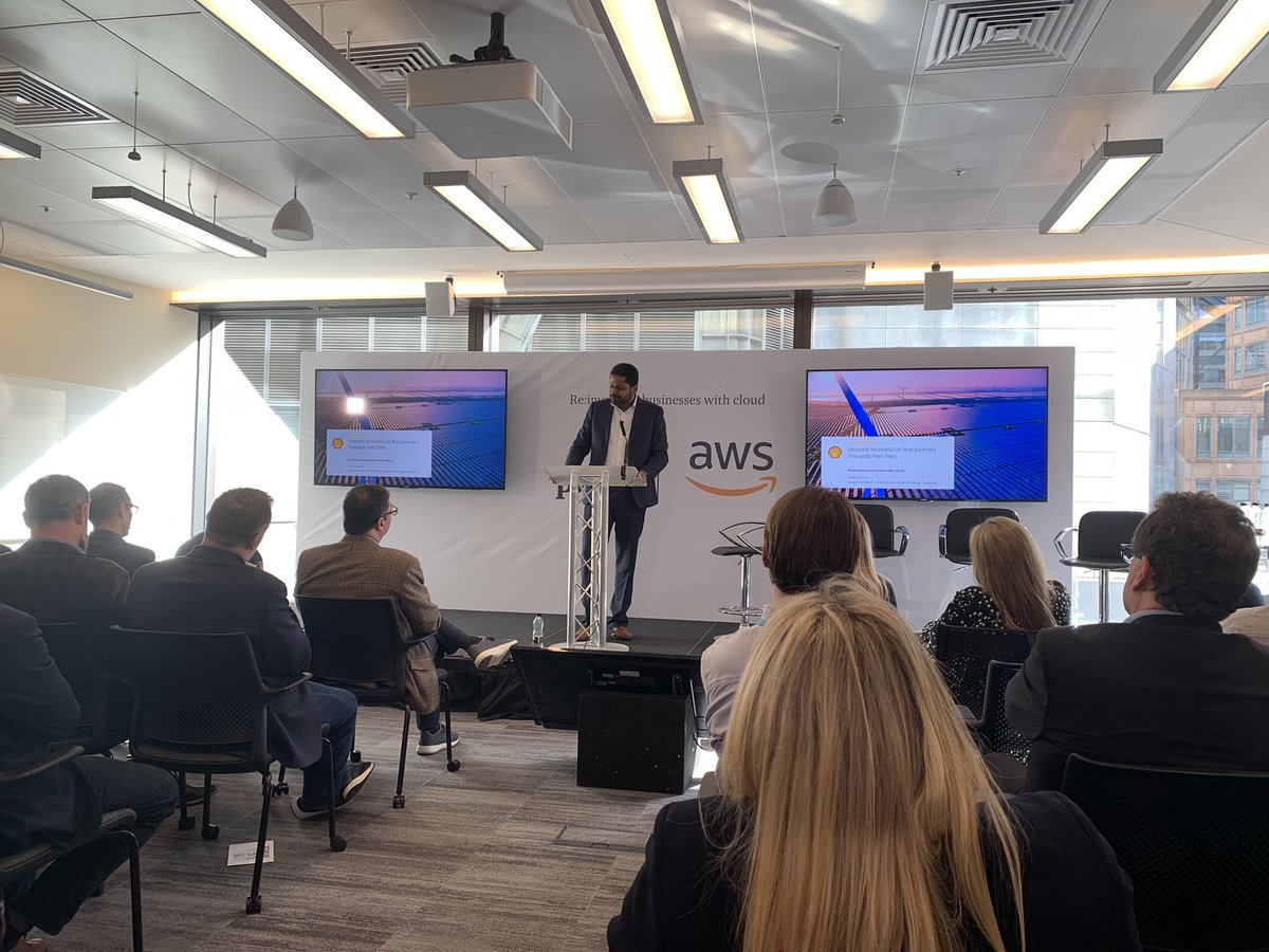Now, we have Vaibs Kumar from <a href="/shell/">Shell</a> to walk us through their journey towards net zero. #PwCxAWS