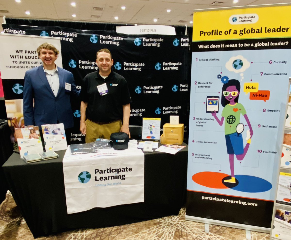 FreebirdsShire's tweet photo. Here at the 2022 @NCASAtweets Conf. on Educational Leadership #LeadershipJoirney. Come visit @ParticipateLrng We partner with educators to unite our 🌎 through Global Learning. #UnitingOurWorld https://t.co/Q1gfg2wT6m