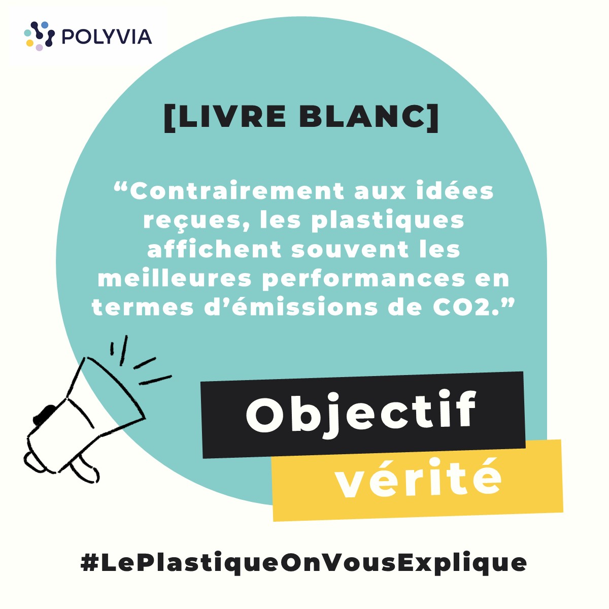 [Livre blanc Polyvia] Contrairement aux idées reçues, les plastiques, y compris les emballages, affichent souvent les meilleures performances en termes d’économies de ressources et d’émissions de CO2.
Découvrez le Livre blanc ➡️ bit.ly/3MDOXZX
#LePlastiqueOnVousExplique