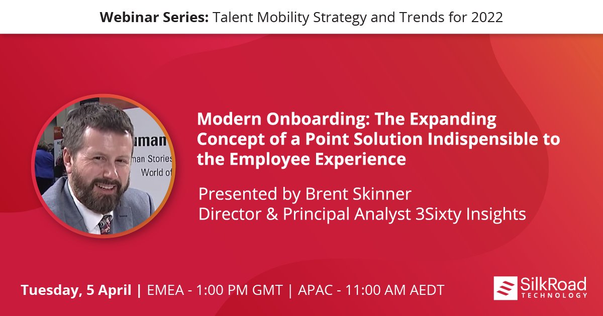 _RivalHR's tweet photo. The final #webinar in our #TalentMobility series is Tuesday, 5 April. Brent Skinner from 3Sixty Insights will discuss the importance of creating a positive #EmployeeExperience. 

EMEA Registration: https://t.co/84AAAtMmos
APAC Registration: https://t.co/3qBAqvINa1 https://t.co/LYdyYyInvD
