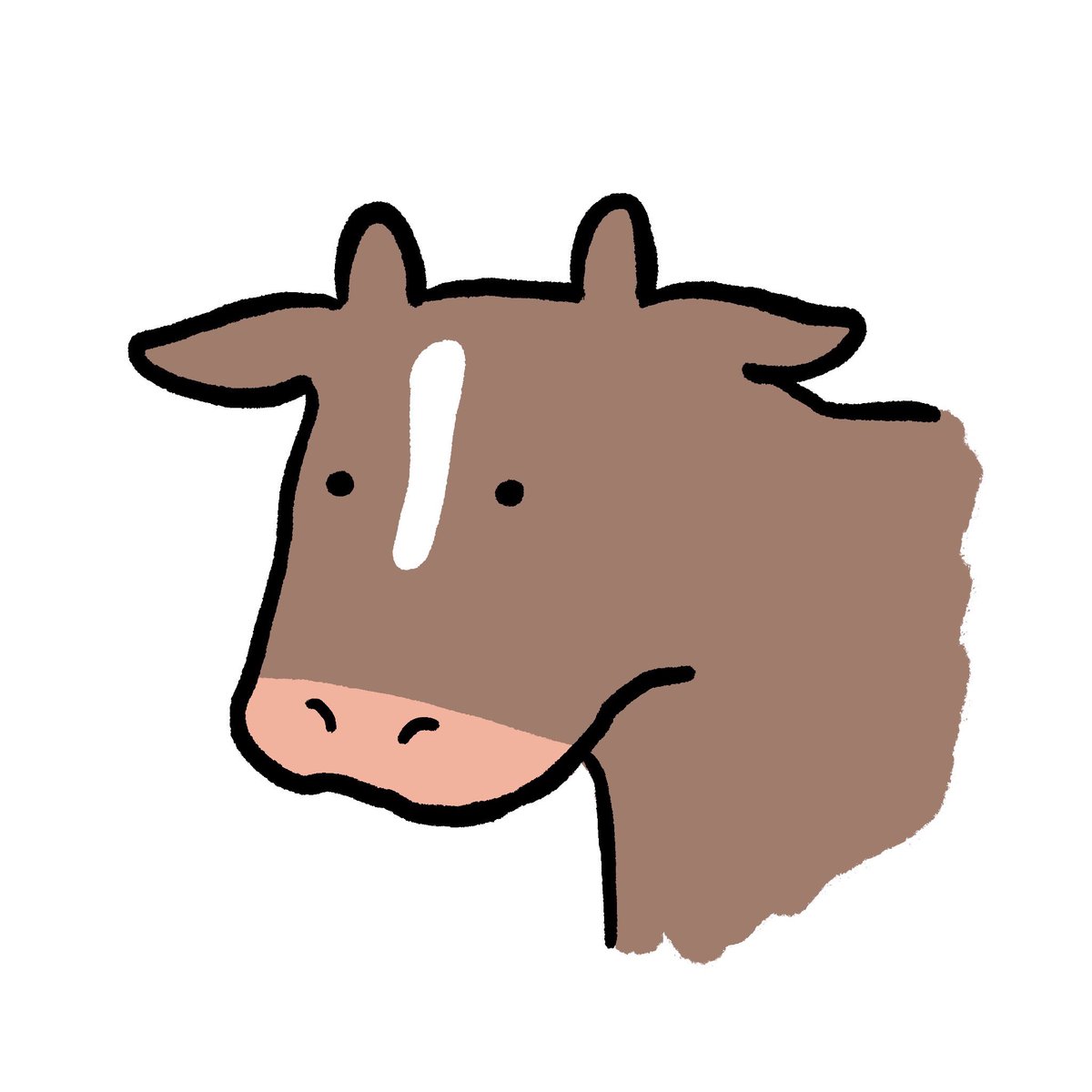 「 一般牛でよければ…! 」|うしさんのイラスト