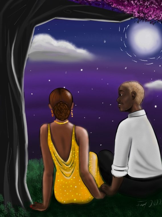 officialarthub's tweet photo. Title: Starry Night
Medium: (Digital Painting)
Size: (4 by 5 inches)

A romance themed painting
Suitable for living rooms and personal spaces.
Available for sale. 
#arthub #painting #romance #starry #starrynight #lovers 

https://t.co/VUeX80QKcU https://t.co/3FhWl3dAqS