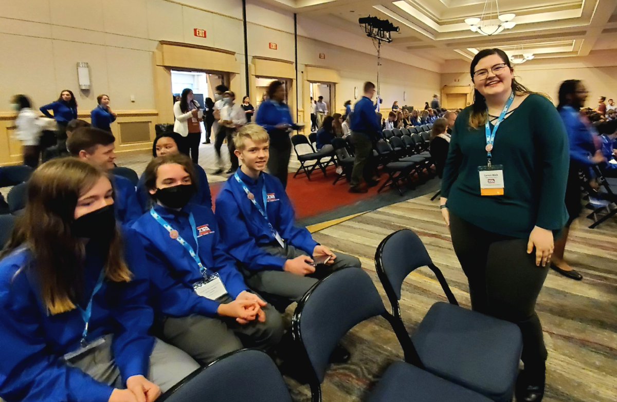 #TennesseeTSA Entries submitted. HS Video Game Design team had interview as a Finalist selected from presubmission. Soph Mark Nashi introduced himself as a General Officer candidate at Opening Session. Events continue. Good Luck to All! #DareToDream  #SMMHSsoars
<a href="/TennesseeTSA/">Tennessee TSA</a>