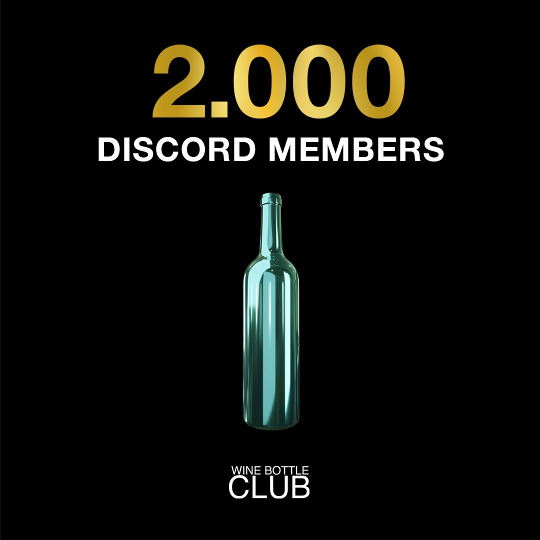 WineBottleClub's tweet photo. +1000 new Discord members within 5 hours 🔥👀. Join this @WineBottleClub growing community 👉 https://t.co/P8uuS7Lirm https://t.co/39T3HxxTIS