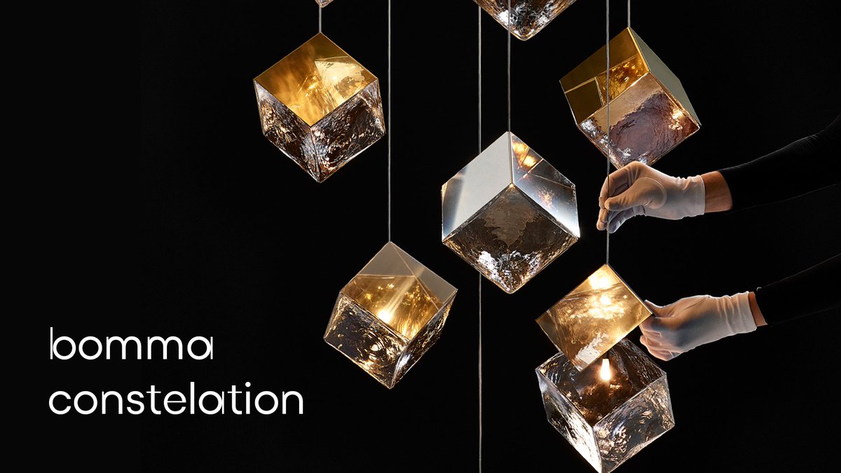 architonic's tweet photo. BOMMA constellations enable architects to create unique lighting installations. Explore the handcrafted Pyrite collection and bright up your interior.
https://t.co/4MY99fbvOi
#bommalighting #bommaconstellation #bommacz #crystallighting #designlighting #czechdesign #czechcrystal https://t.co/kewdFHRdaa