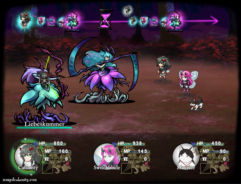 sleipnirdream's tweet photo. Fighting dark fairies on #turnbasedthursday 🧚🏻‍♀️

#songofcalamity #sleipnirdreamware #indiedevs #indiegame #jrpg #comingsoon https://t.co/kSh4RdFkMB
