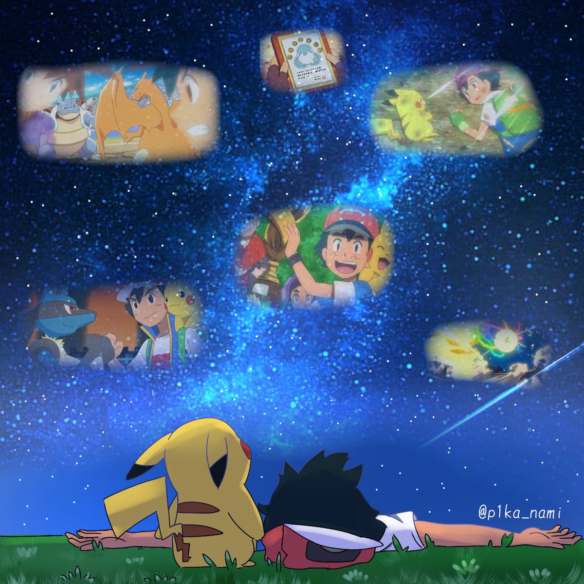 p1ka_nami's tweet photo. Thank you 25 years of happiness and love 💜❤️
 To celebrate this moment here are few of my favourite scenes from the anime 
🔁 Rts appreciated 💞

#アニポケ #アニポケ25 #anipoke #Pokeani #anipoke25 #Pokeani25 https://t.co/yrO6CS4AId