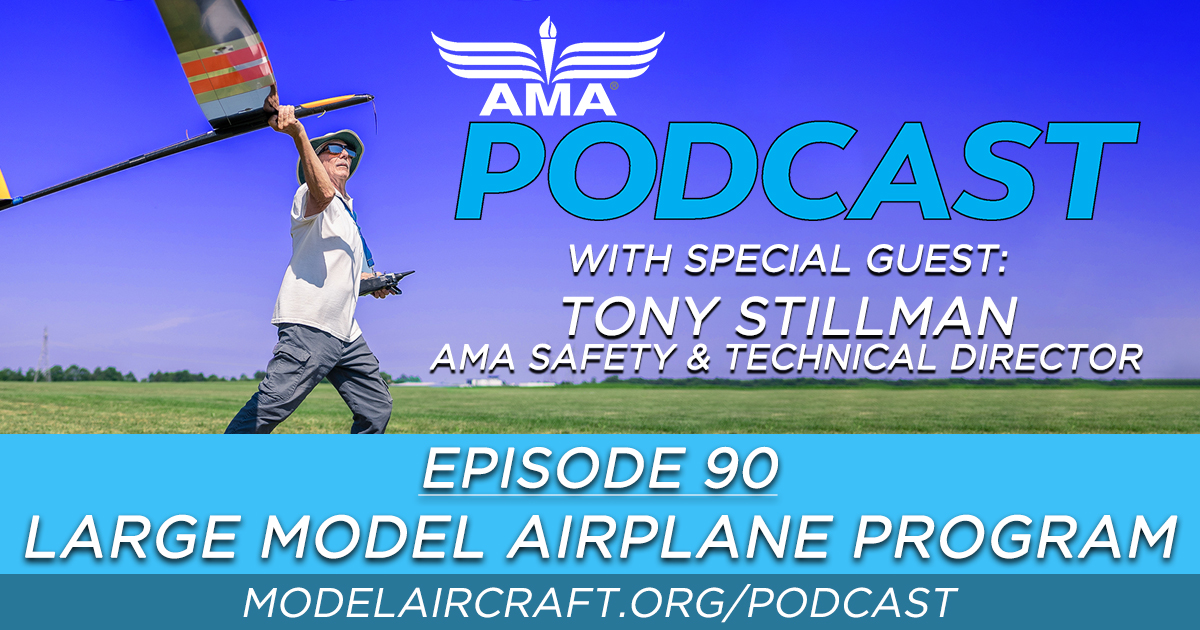 modelaircraft's tweet photo. AMA Podcast Ep 90 - Large Model Airplane Program

Episode link: https://t.co/K1cXfVYTSd
AMA Podcast:  https://t.co/sjfimdrc91

#IFlyAMA #ModelAviation #AMAPodcast https://t.co/ufvXPZl3WK