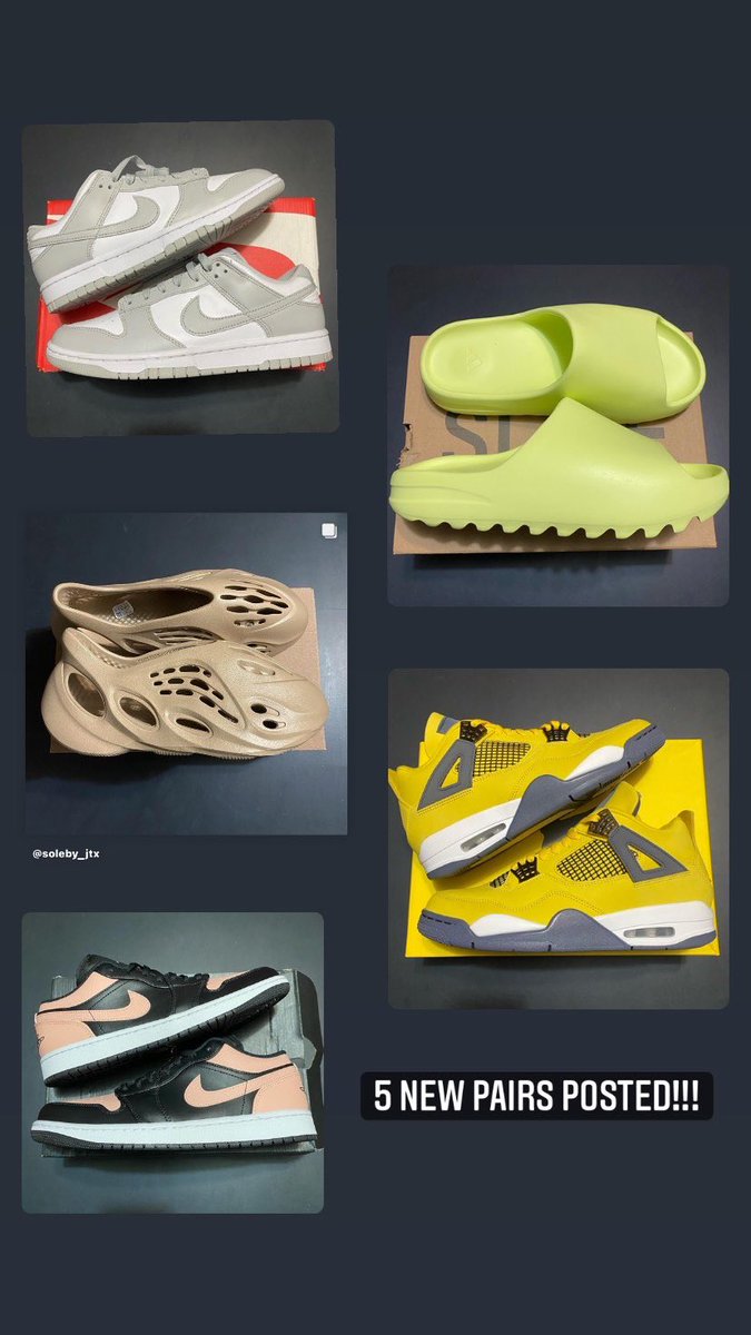 t0masgutierrez's tweet photo. We’re giving a way a free pair of shoes at 500 followers ☝🏻follow us on ig @soleby_jtx, inventory is updated weekly. 

It cost 0$ to support us by retweeting ❤️ https://t.co/Pqj91dKJwy