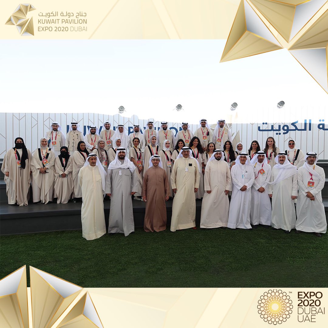 KuwaitExpo2020's tweet photo. We were honored to receive HH Sheikh Sabah Khaled Al-Hamad Al-Sabah, the Prime Minister of #Kuwait, at the #KuwaitPavilion at #Expo2020Dubai. He was accompanied by HE Sheikh Dr. Ahmed Nasser Al-Mohammed Al-Sabah, the Foreign Minister of Kuwait, &amp; the Prime Minister’s delegation. https://t.co/GjOsYm3kIg