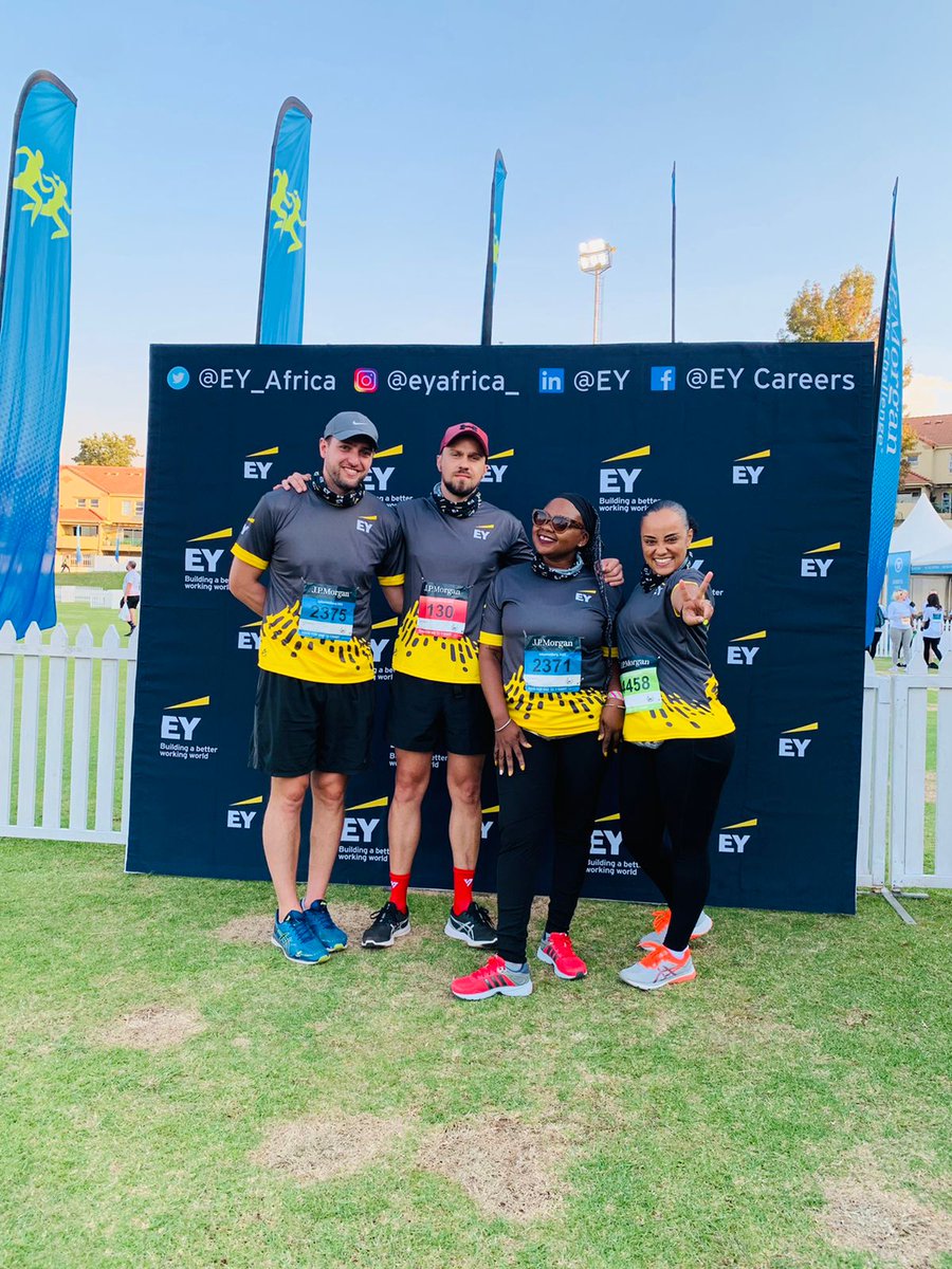 EY_Africa's tweet photo. Our team is ready to compete at the 2022 J.P Morgan Corporate Challenge. #BetterWorkingWorld https://t.co/Q9MA2dAEx5
