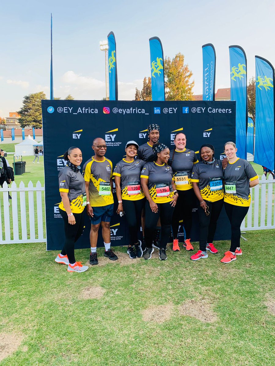 EY_Africa's tweet photo. Our team is ready to compete at the 2022 J.P Morgan Corporate Challenge. #BetterWorkingWorld https://t.co/Q9MA2dAEx5