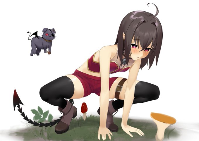 健全なやつも…
キノコ探しているローグちゃんです。。
#ローグの物語 