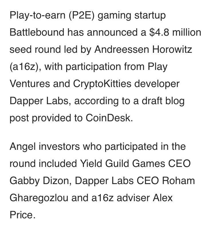 guyserman's tweet photo. Andreessen Horowitz @a16z has announced a strategic partnership w/ @Evaverse_NFT x @battlebound_io 😱 

@dapperlabs, @PlayVentures and @gabusch are also apart of the capital injection!! Let’s goooooooo!!! 🤯🚀🚀

CEO of Battlebound x EVAVERSE, Adam Hensel, is ex-@riotgames dev🔥 https://t.co/GGVwkAI6K3