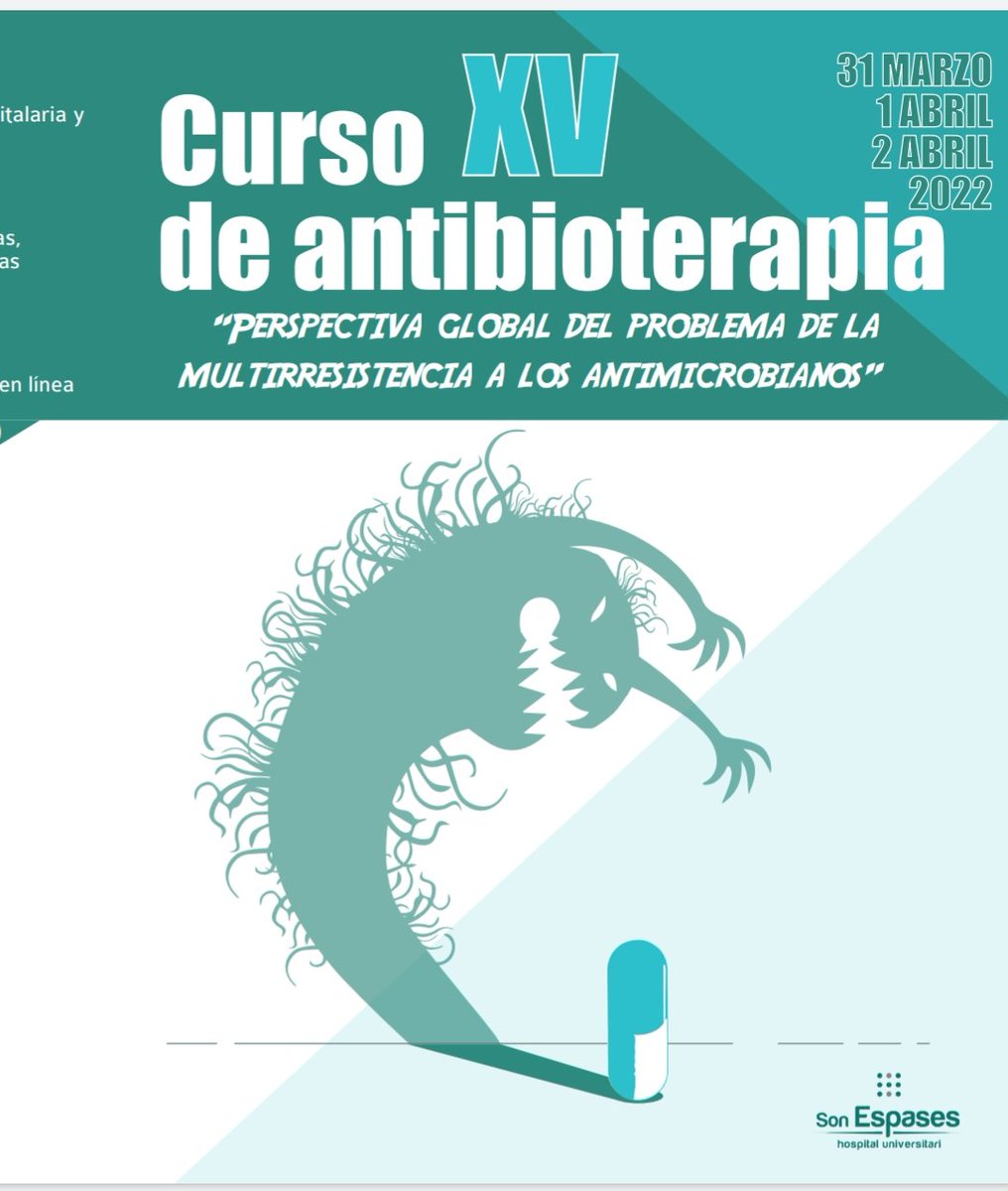 LuisaMa01043544's tweet photo. Empieza el XV curso de antibioterapia,este año sobre la pandemia silenciosa de la multirresistencia bacteriana. Con mucha ilusión, esperamos que disfruteis de estos tres días de jornada https://t.co/rZevXNs4xq