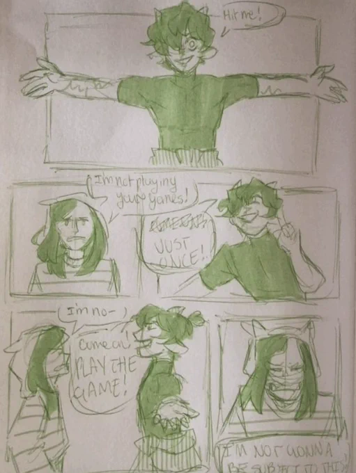 Working on another comic thing these are really fun :D 