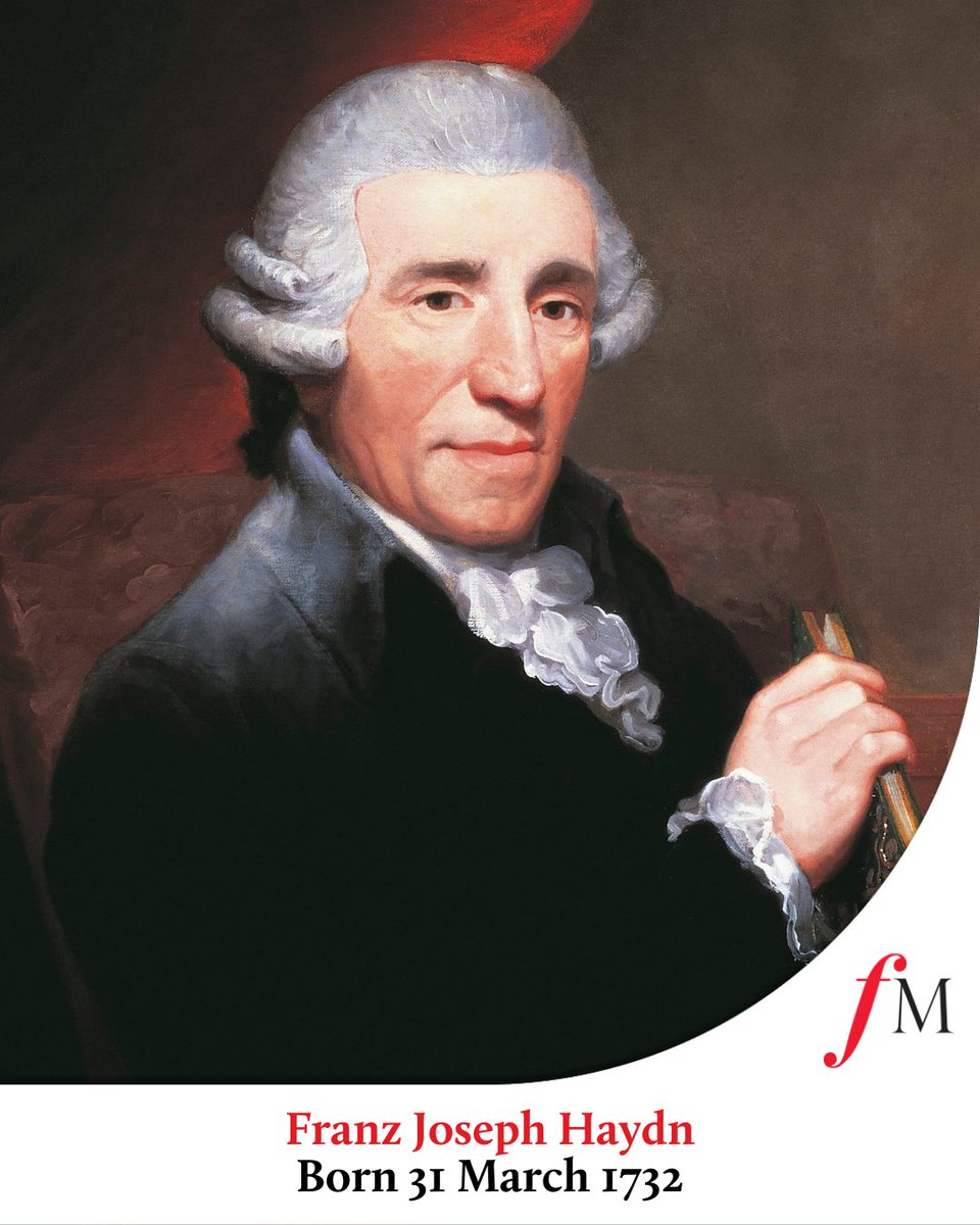 A happy birthday to Haydn, who was born on this day 290 years ago. 🎂