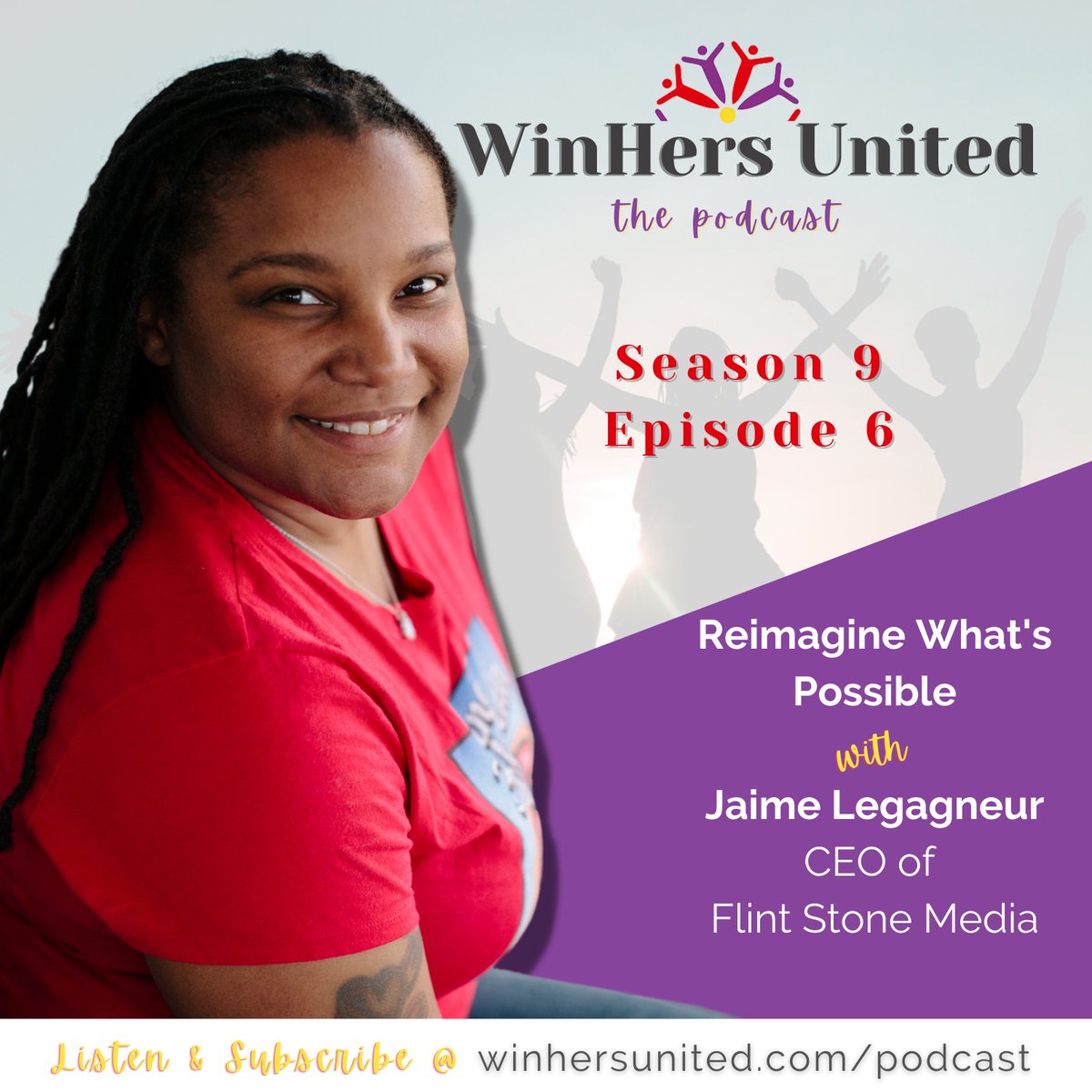FlintStoneMedia's tweet photo. 📣💻 [VIDEO] Producer Jaime Invited as a Guest on the “WinHers” Podcast!

In Season 9 Episode 6 of WinHers United hosted by Nicole Walker, Producer Jaime discussed the importance of meaningful work to everyone—herself, her son, and her clients (1/3). https://t.co/zGKnJNS9HR