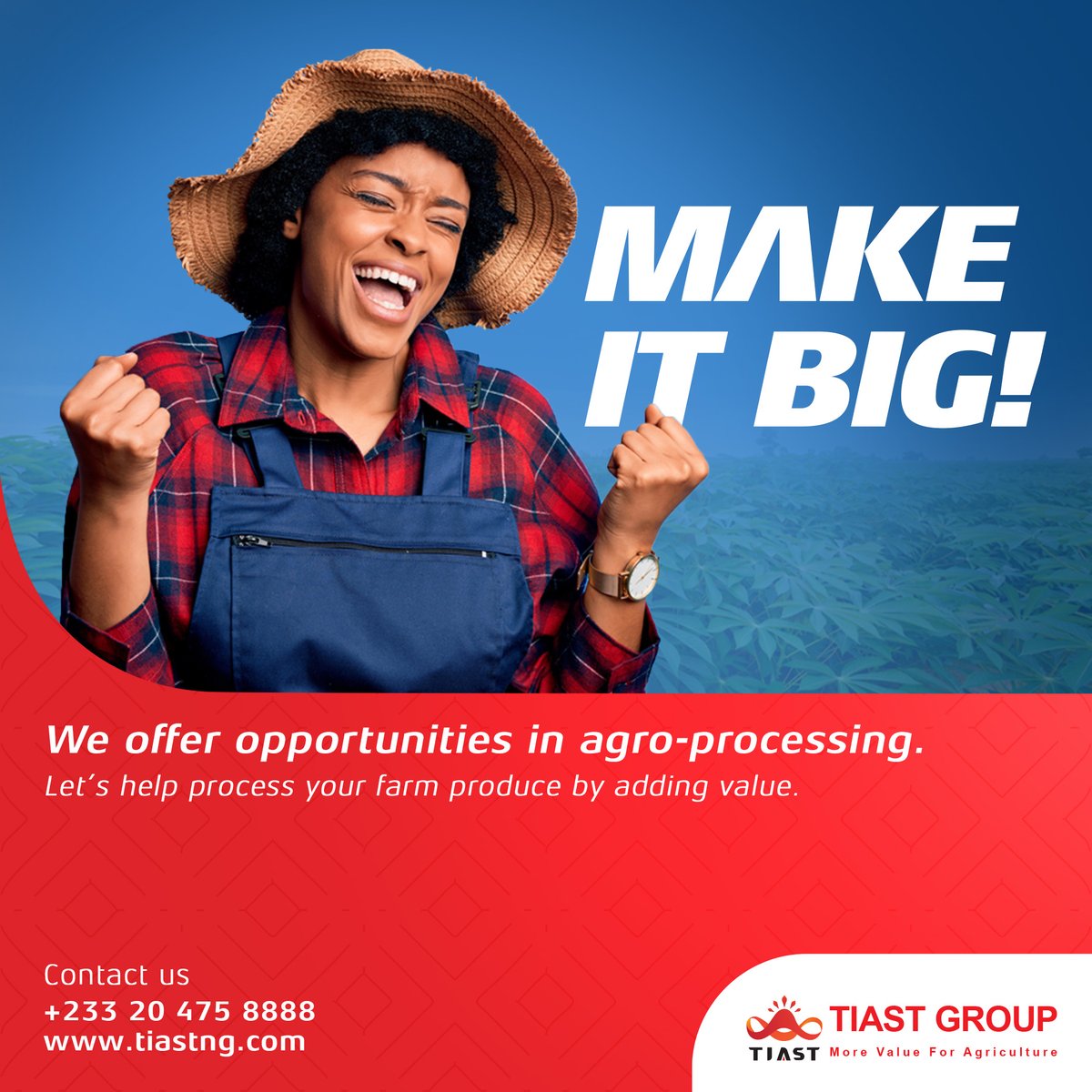 tiastgroupng's tweet photo. Make it big with the opportunities we offer in agro-processing!

#agroprocessing #agricultureinNigeria #tiastgroup #agroprocessinginNigeria #processingfactory #exploreNigeria #trending #opportunity #Nigeria https://t.co/5xsUkoFIAz