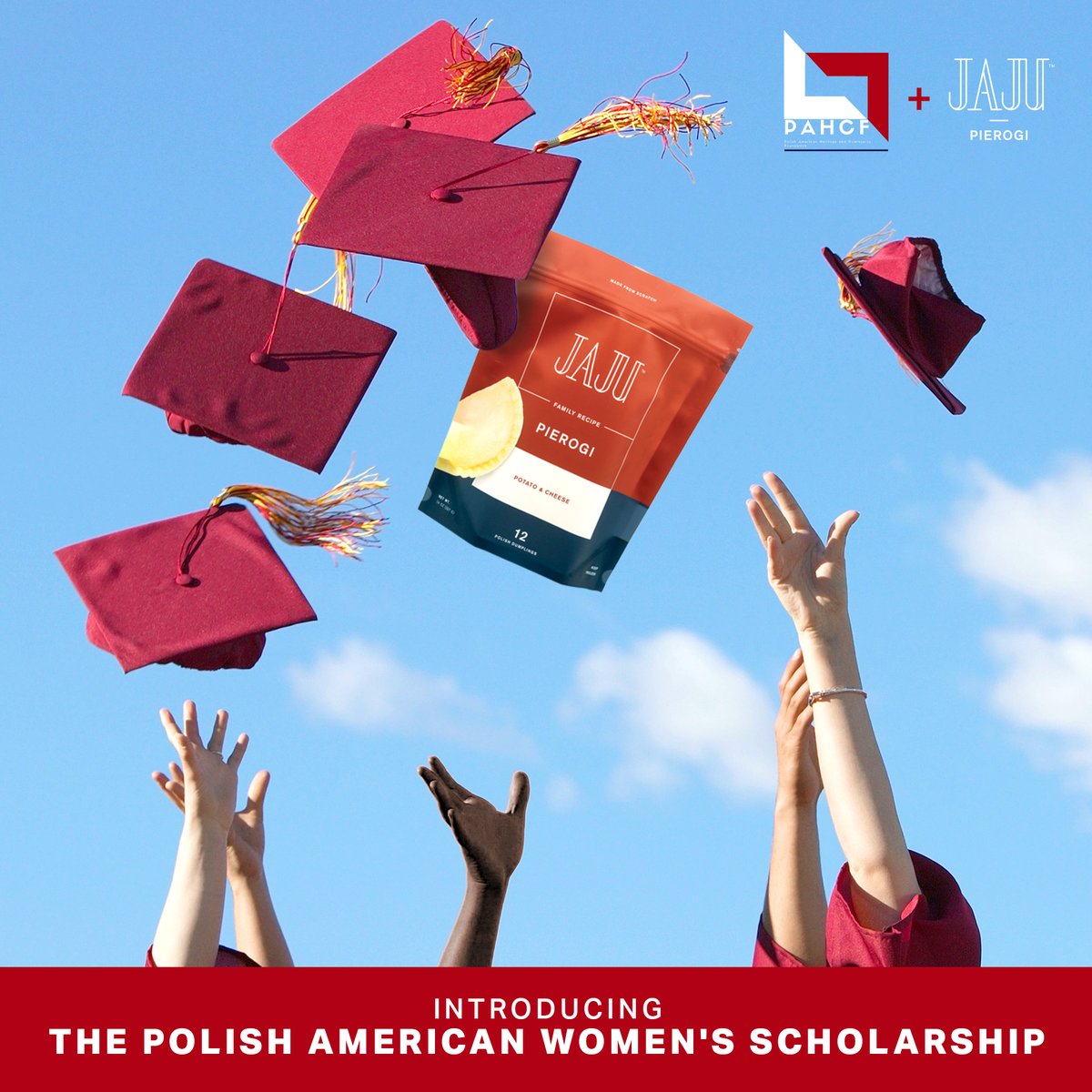 thepahcf's tweet photo. We are delighted to be partnering with #JajuPierogi in sponsoring the Polish American Women's Scholarship!

Open to women of Polish ancestry, living in New England, enrolled or will be enrolling at an institution of higher education

Learn More at https://t.co/GukpcdACr4 https://t.co/CWhFOFeLN4