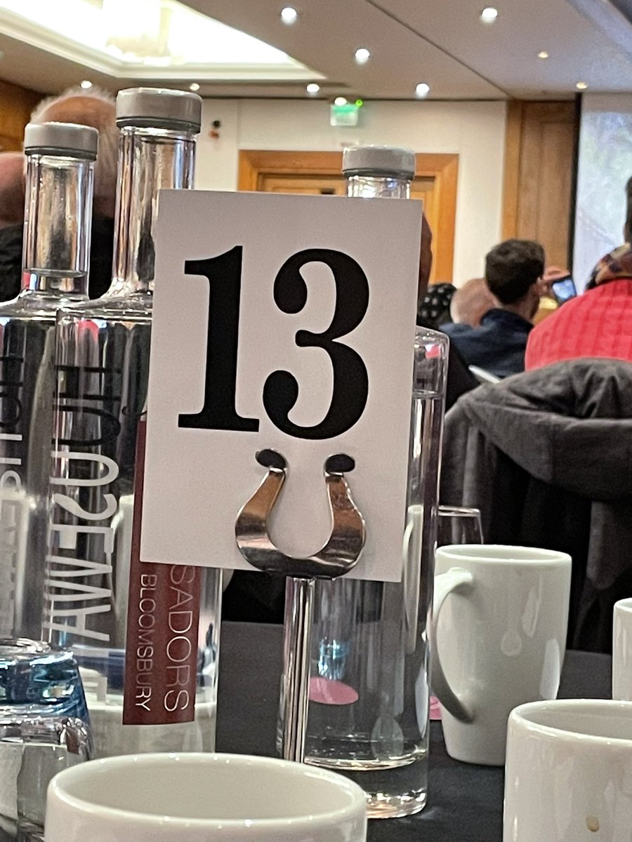 Unlucky for some. But not for me! <a href="/CyclingUK_NW/">Cycling UK North West</a> <a href="/WeAreCyclingUK/">Cycling UK</a> #Conference #bigbikerevival