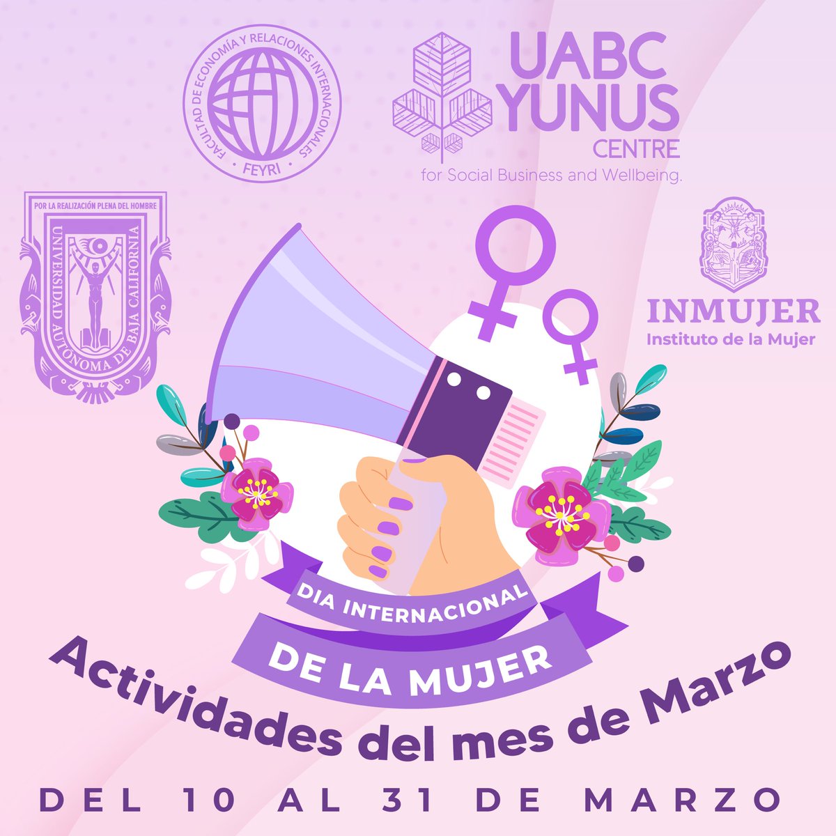 feyriuabc's tweet photo. Hoy concluimos nuestras actividades del mes de marzo con el foro “El papel de la #mujer en el desarrollo #sostenible”
Acompáñanos en el auditorio de la #feyri https://t.co/mnOtmKDlde