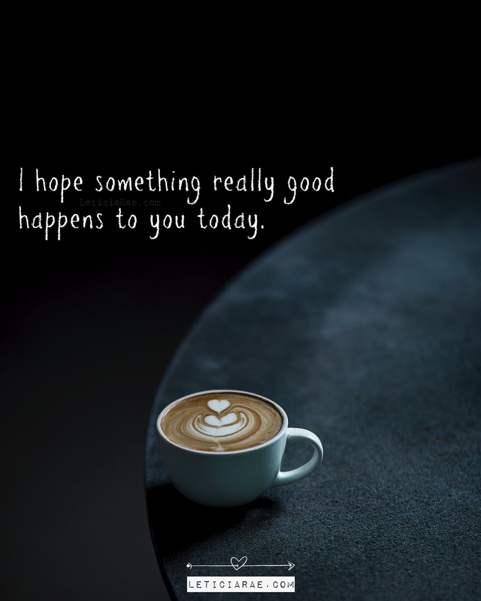 LeticiaRaeFTSL's tweet photo. I hope something really good happens to you today.

💛⁠
⁠
#LeticiaRae #funny #silly #positivevibesmatter #fun #positivevibes #findingthesilverlining #positiveside #quotes #quotestoliveby #funquotes #brightside #coffee #goodmorning #wellwishes https://t.co/WAJvQkOI2X