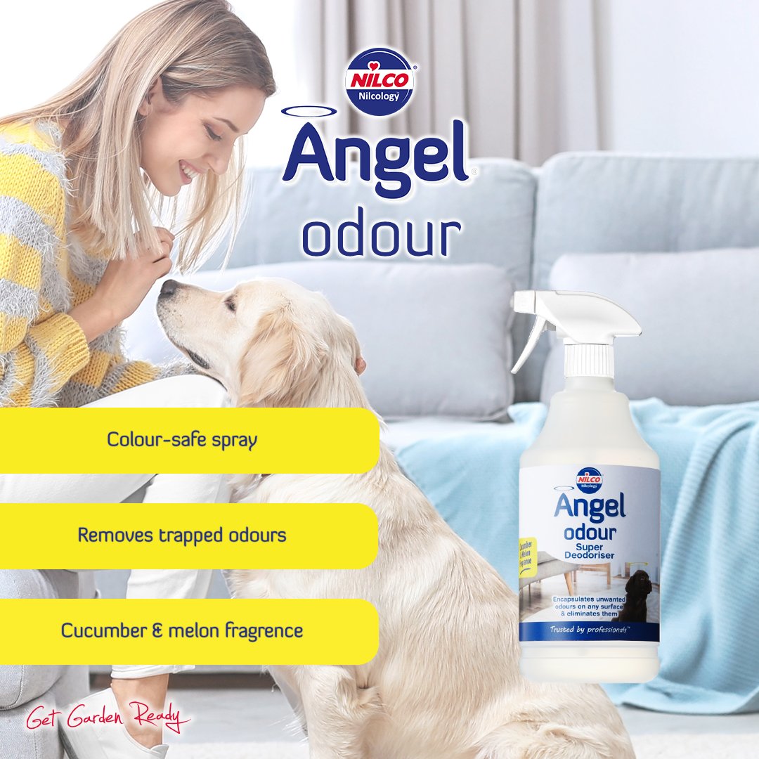 Eradicate unpleasant, lingering smells with Nilco Angel Odour Super Deodoriser. Rooms can be instantly refreshed; trapped odours are removed with a simple spritz reviving any surface or fabric 🛋✨

Get yours today directly from our website ➡ bit.ly/34WJTia