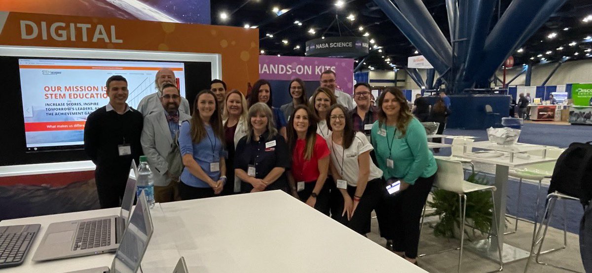 amycanales01's tweet photo. @STEMscopes is here to welcome Science teachers across the nation at #NSTA Houston. Come visit us at booth #3009. Let the FUN begin!😃 https://t.co/ybb3mgNJXF