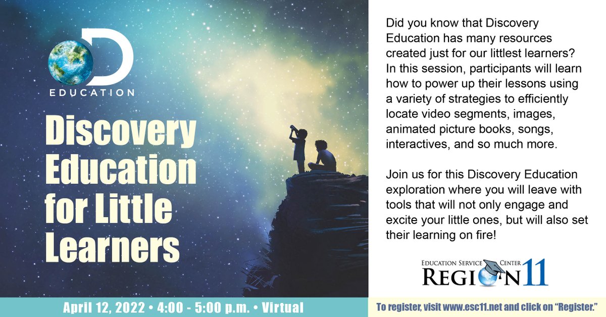 Have a Discovery Education account, but not sure how it applies to your early childhood classroom? Join <a href="/mrsnicoleadkins/">Nicole Adkins</a> to learn more!