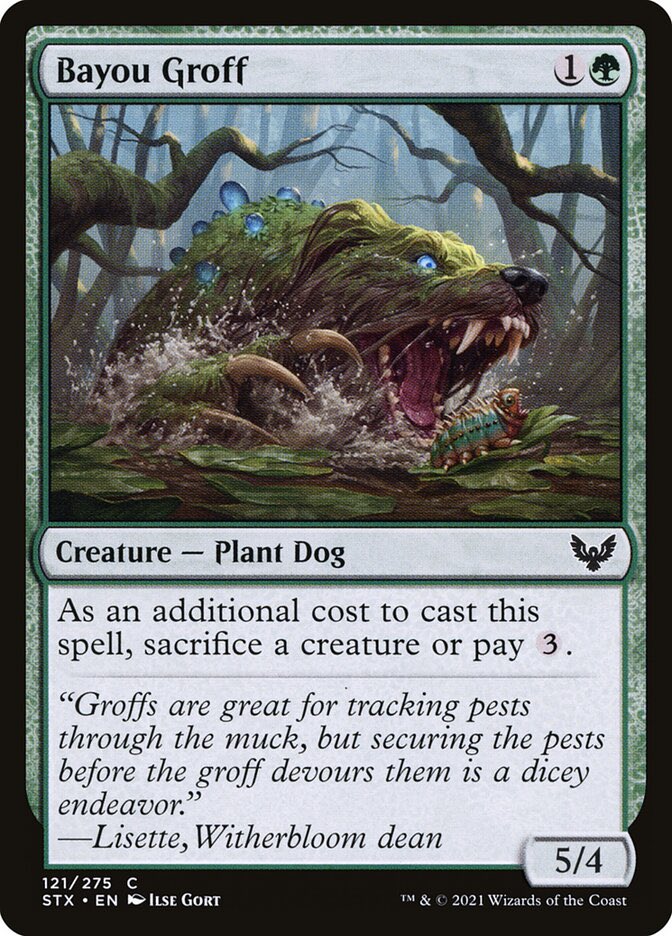 My experiment 🧪: 10 Leagues on MTGO in a row with 🐻Mono G Stompy ended with the result: 
W 40-10 L 💪🏻.

Bayou Groff is my favorite puppy now! 

#mtgpauper